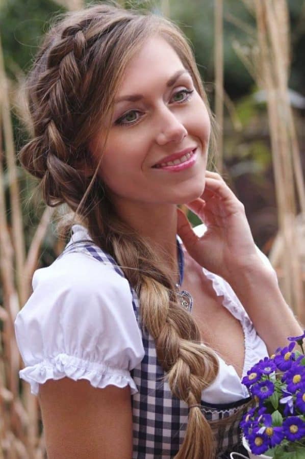 ideen Einfache Frisuren zum Dirndl