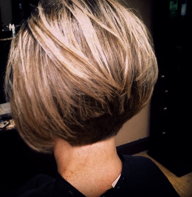 Inspirationen Bob Frisuren Hinterkopf Zurück rasiert