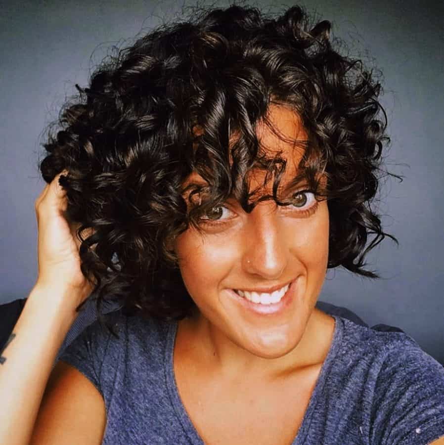 Unsere Bob Frisuren Locken Natürlicher gelockter Bob Ideen