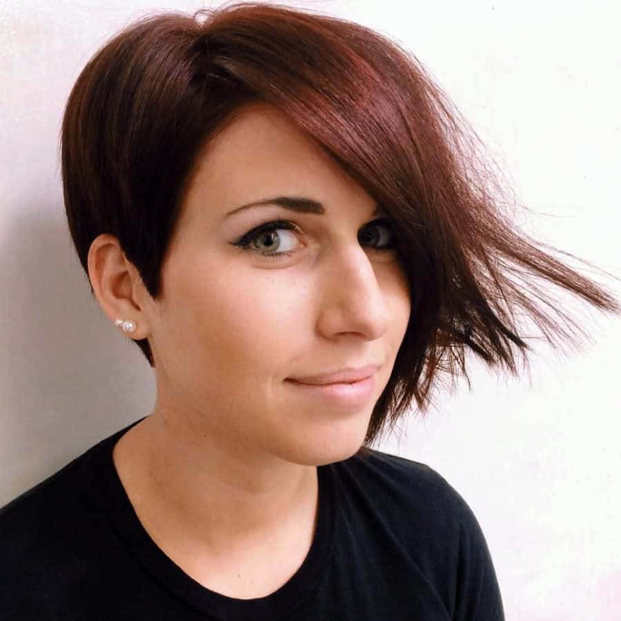 TOP Bob Frisuren Halblang Ideen Halb in halb bob