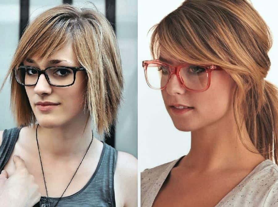 Inspirationen Damen Frisuren mit Brille Ideen