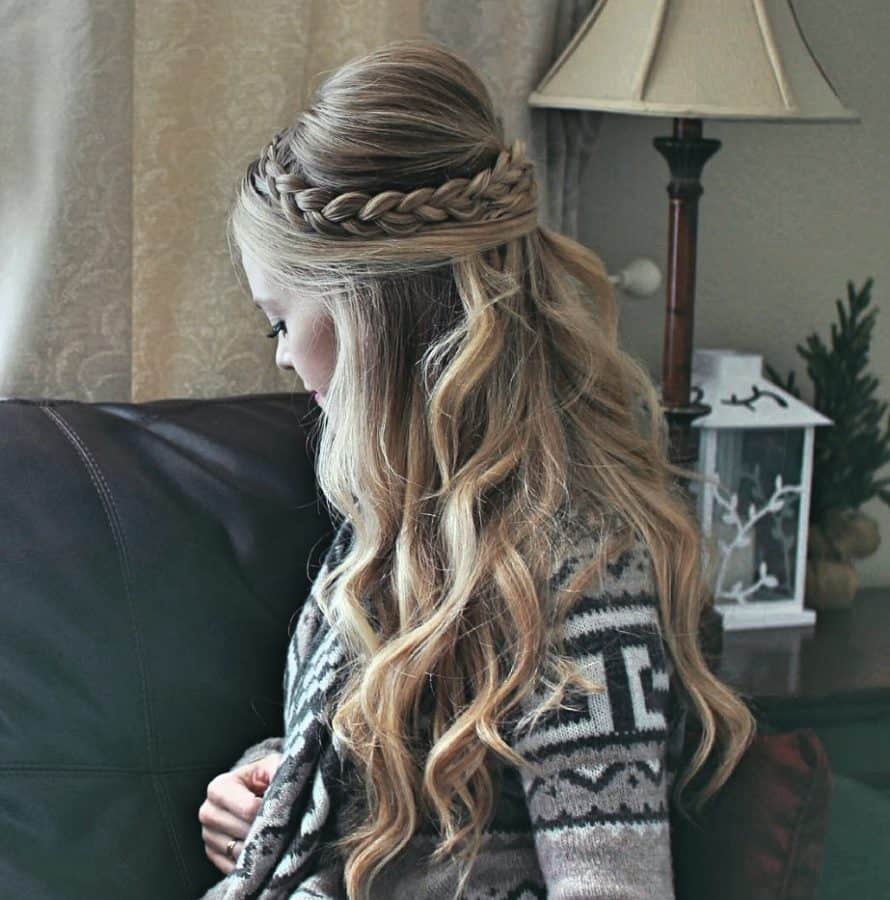 Neuer Damen Frisuren Lang Ideen Langes Haar Bump Braid