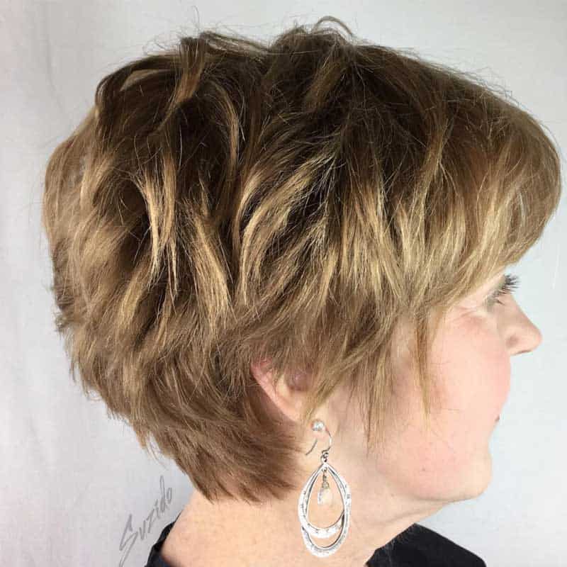 Choppy Pixie für dickes feines Haar