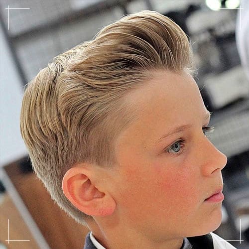 Jungs Frisuren Hochstecken mit Taper Fade