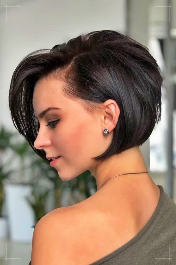 Super Volumen Kurzhaarfrisuren Bob Stil