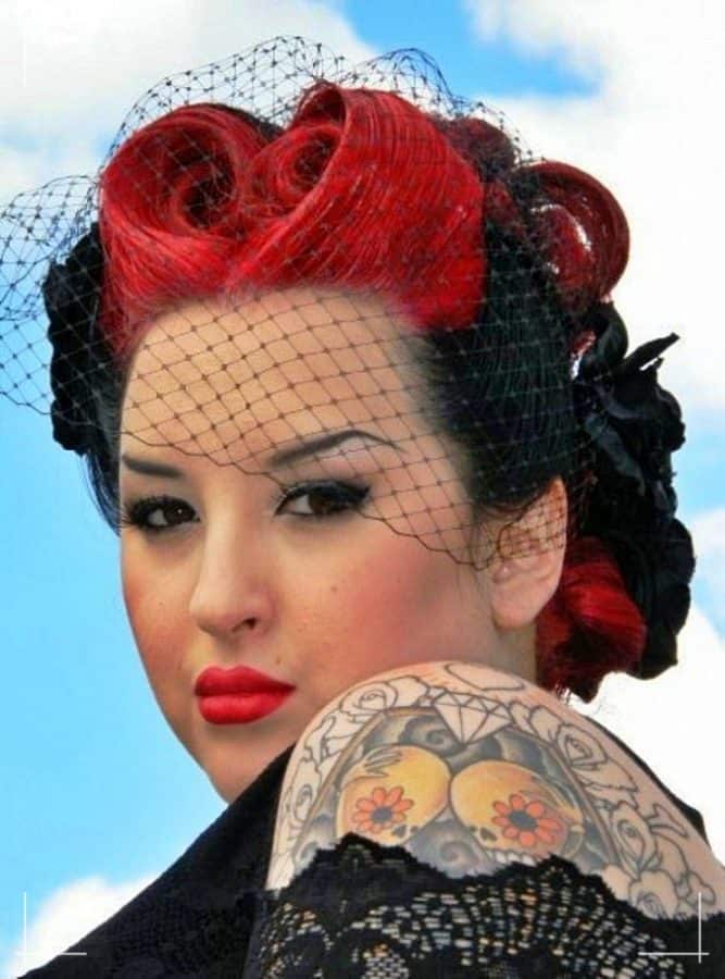 Farbmischung Rockabilly Frisuren