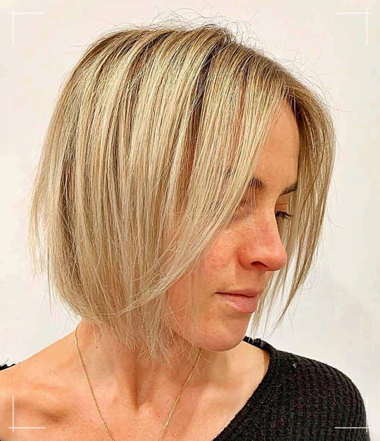 28 Frisuren Kinnlang Zarter Wispy-Schnitt