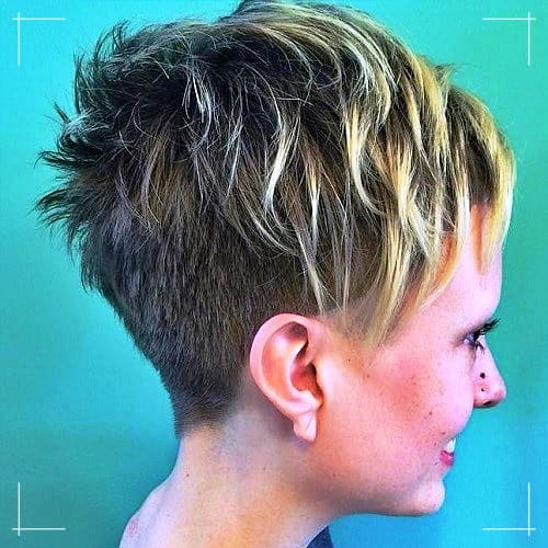 Funky Undercut Pixie für Frauen