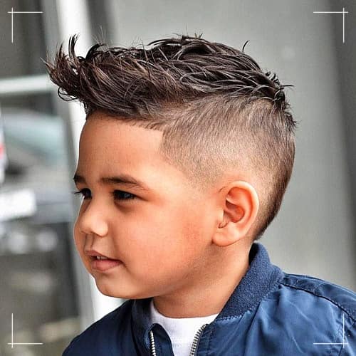 Jungs Frisuren Kurzer Mohawk Fade