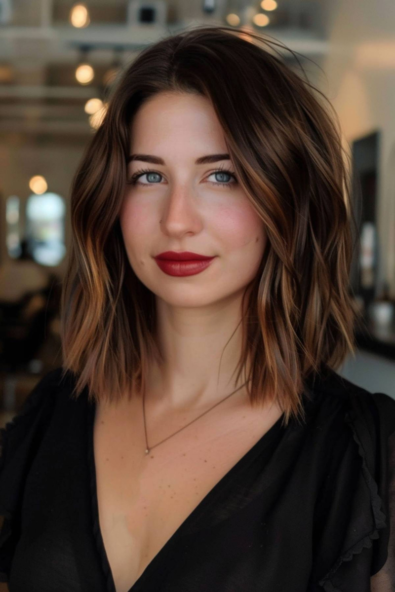 Frisuren Mittellanges Dickes Haar Gestuft: Mehr Leichtigkeit & Form