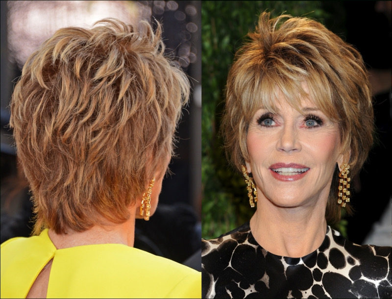 Shaggy Frisuren ab 60: Der freche Shag mit Pony