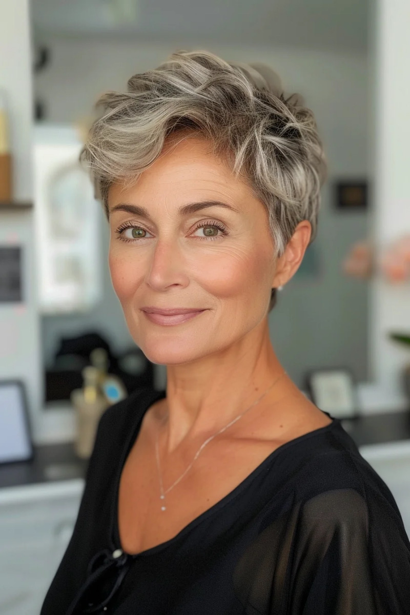 Kurzhaarfrisuren ab 60 Damen: Stilvoll, modern und pflegeleicht!