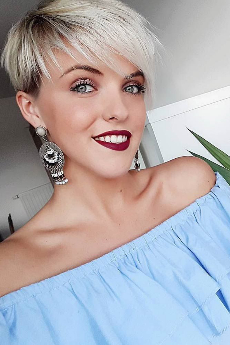 Kurzhaarfrisuren Damen: Frecher Pixie für feines Haar & schmales Gesicht