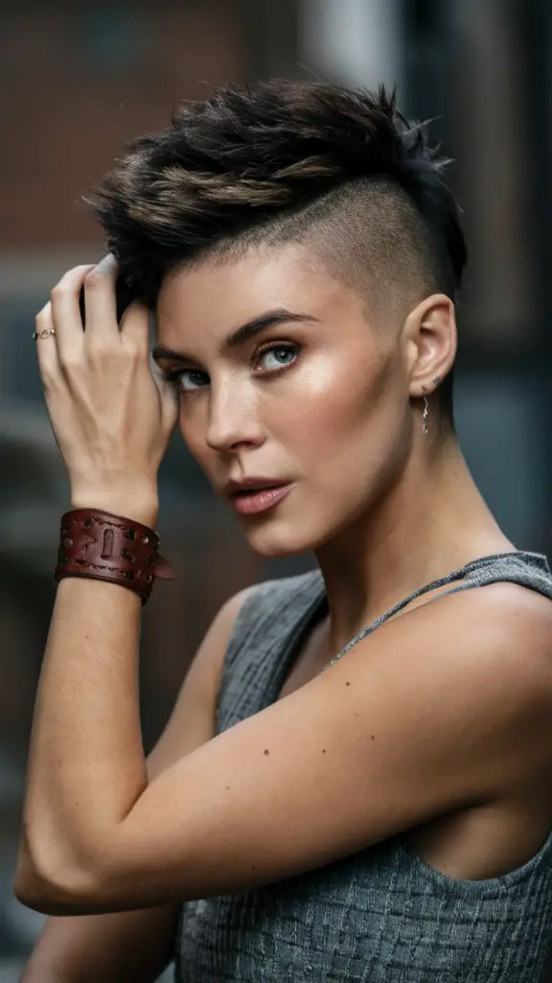 Freche Kurzhaarfrisuren Damen 2025 Trend: Mutig & Modern mit Undercut