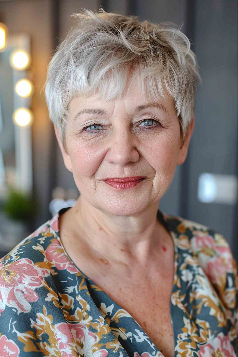 Kurzhaarfrisuren Damen ab 60 Rundes Gesicht: Die besten Schnitte