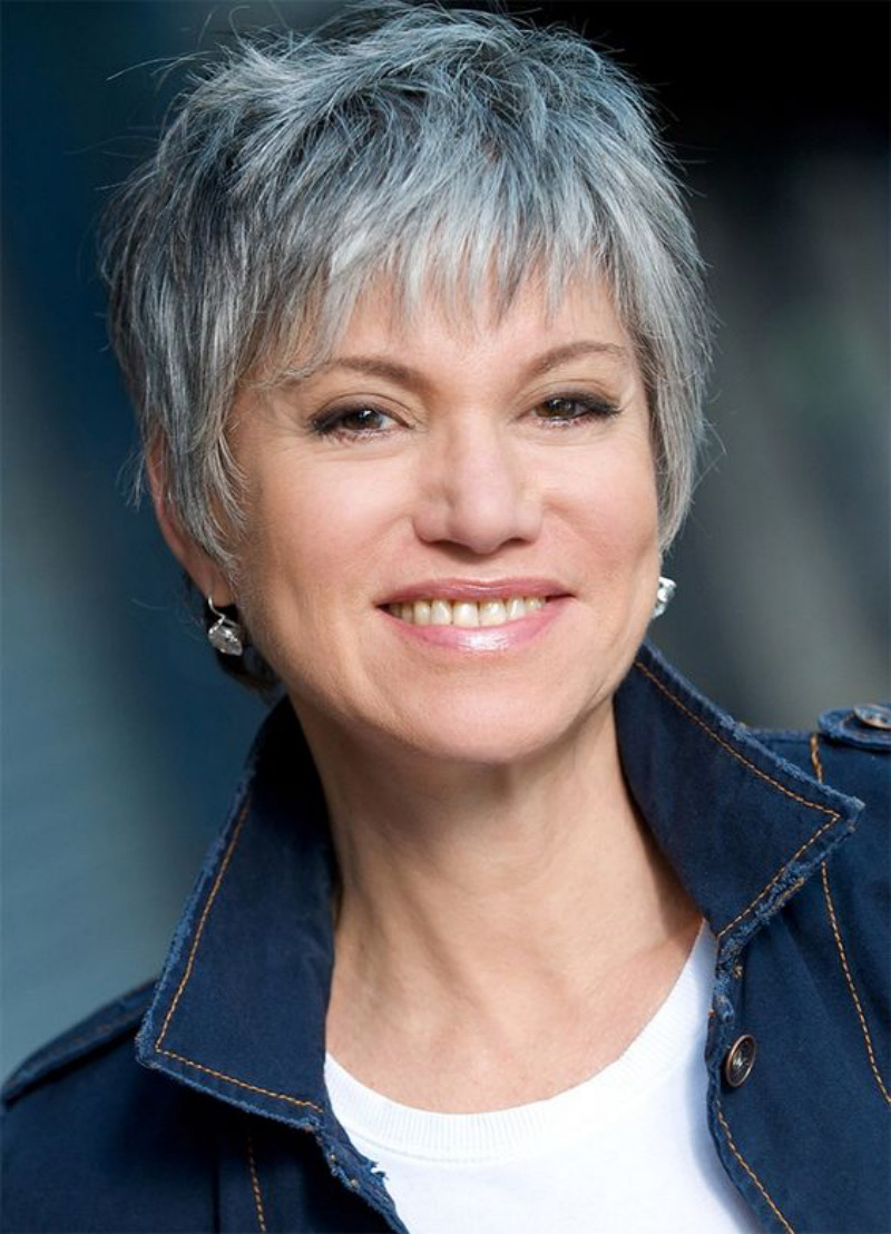 Kurzhaarfrisuren Damen Graue Haare ab 60: Die schönsten Looks
